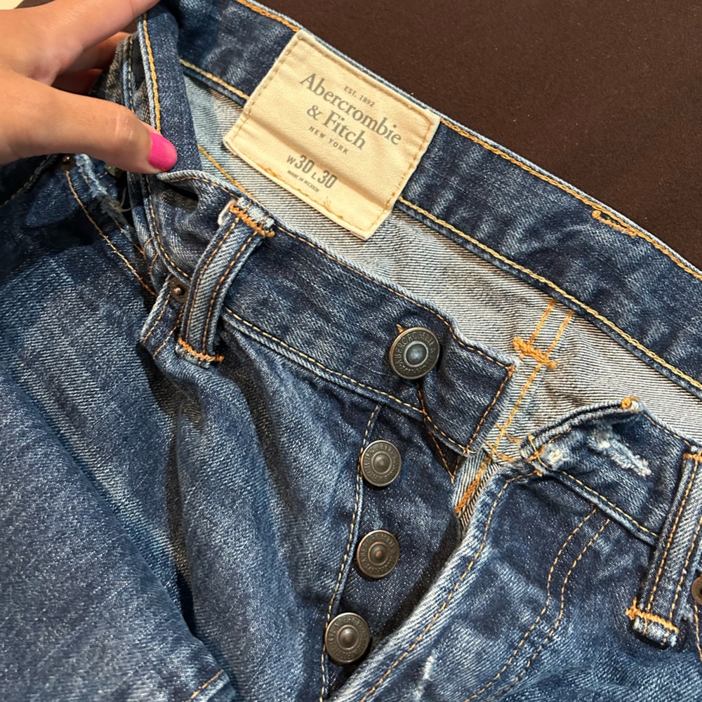 Abercrombie and Fitch Blue Jeans, like new